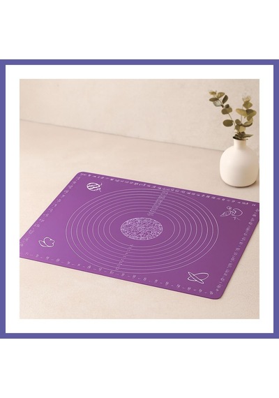 Bezos Silikon Hamur Matı 40x50 Cm Dikdörtgen, Ölçekli Nıda