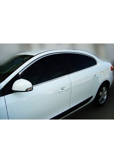 Renault Fluence Krom Cam Çıtası Seti 4 Kapı 2010-2017 Paslanmaz Renault Fluence Krom Cam Çıtası Seti 4 Kapı 2010-2017 Paslanmaz