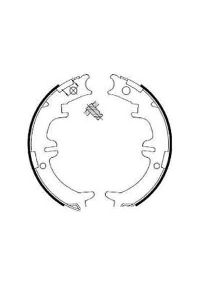 Hattat-hema 3032525 Arka Pabuç Balata Toyota Rav4 00 05 4654028010