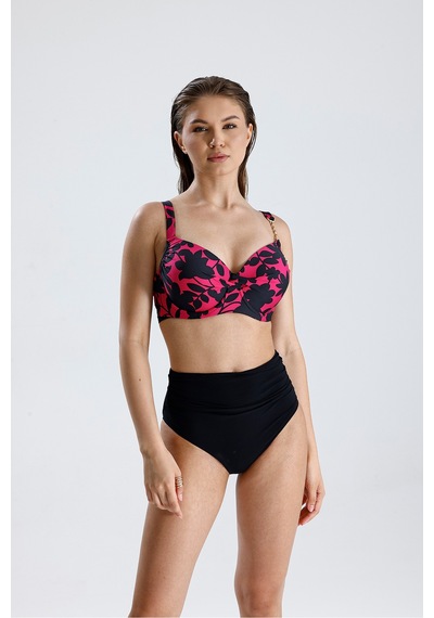 Magic Form Süngerli Toparlayıcı Bikini Üst Fuşya Mix - 728496473 Fuşya Mix