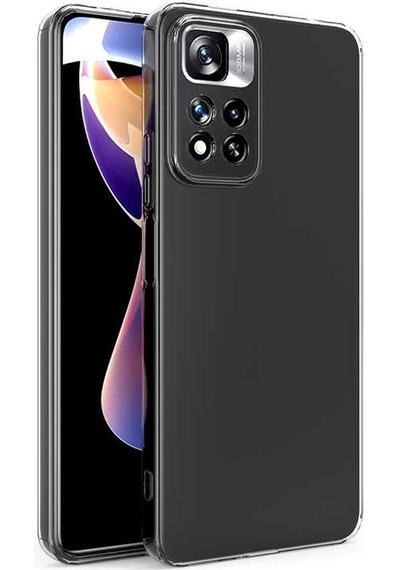 Xiaomi Redmi Note 11 Pro Plus 5G Kılıf Lüx Şeffaf Kamera Lens Korumalı Silikon Kılıf