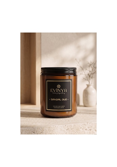 Evinya Sandal Oud Kokulu Mum 250 Ml Diğer