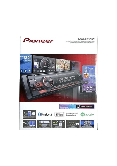 Mvh-s420bt Oto Teyp Bluetooth/usb/ 13 Band Eq/dynamic Bass/4 50w