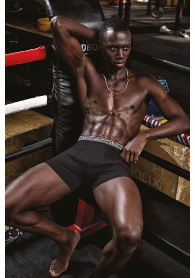 Cazibella Urban Lastikli Erkek Boxer-22 Siyah