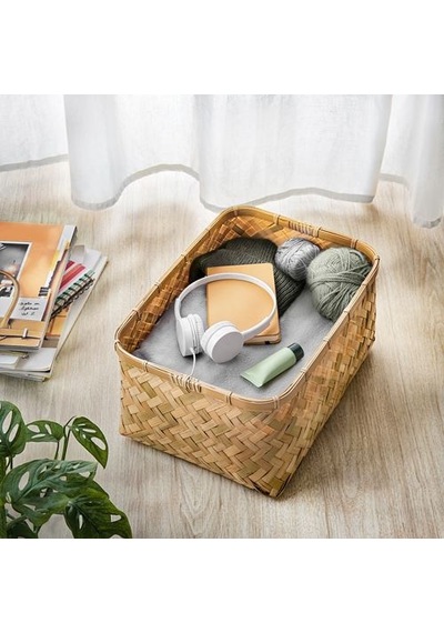 Ikea Mjölkkanna Sepet, Bambu, 25x35x18 Cm