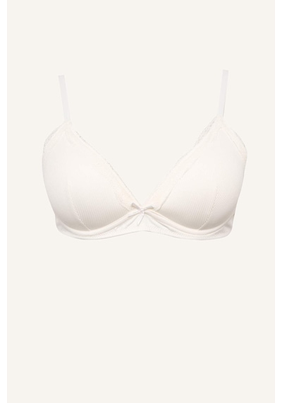 Defacto Micro Kaplı Dolgusuz Balensiz Bralet F6615ax26sper98 Ekru-er98