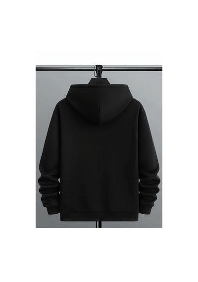 Uyguntarz Unisex Paris Baskılı Oversize Sweatshirt siyah
