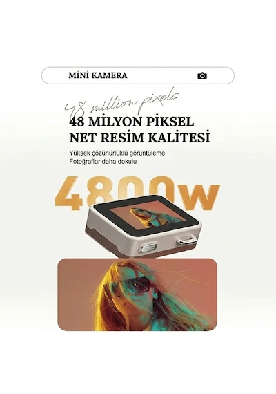 Ally Pixmini Retro Video Dijital Kamera Ağ Kamerası Dvr 1080p Hd- 5775