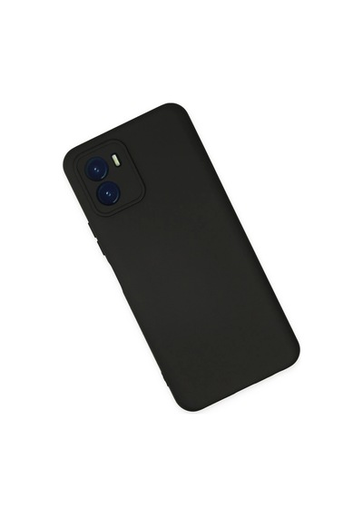 Uryport Vivo Y15s Kılıf Nano İçi Kadife Silikon - Siyah