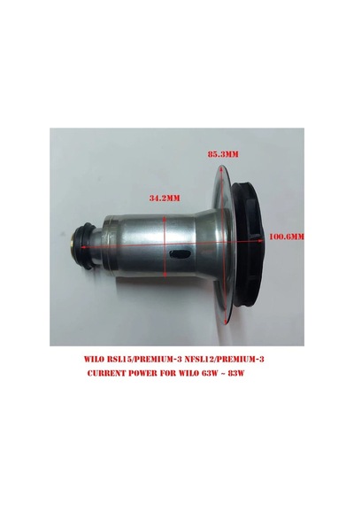 Kombi Sirkülasyon Pompası Rotor 15-5 Gri