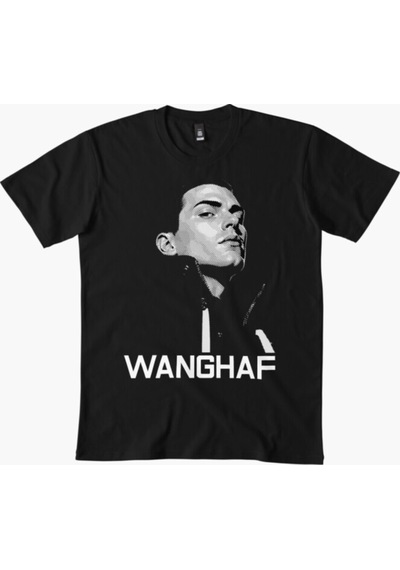 Flood Of Style Wanghaf Meme Anlamına Gelen Tişört Erkekler Kadınlar İçin %100 Pamuklu Tişörtler Kısa Kollu Ü Siyah