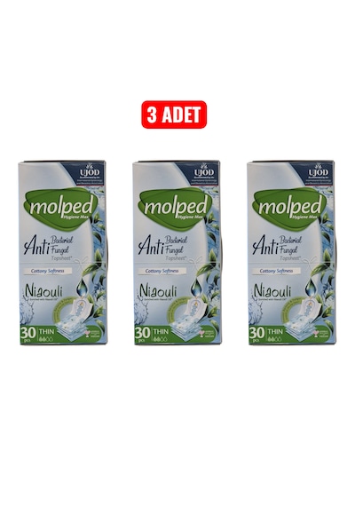 Molped Nioli Hijyen Max İnce Günlük Ped 30'lu