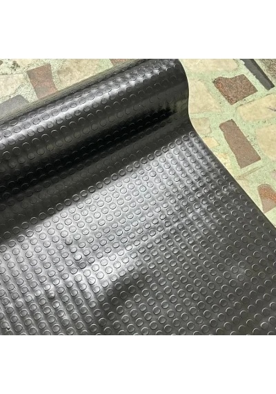 Pvc Desenli Zemin Kaplama Muşambası 3mm 1x5 Metre Kaymaz Araç Konteyner Oto Taban Kaplaması Siyah