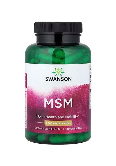 Swanson Vitamins Truflex Msm Methylsulfonylmethane Bone, Joint & Cartilage 1,000 Mg 120 Capsules