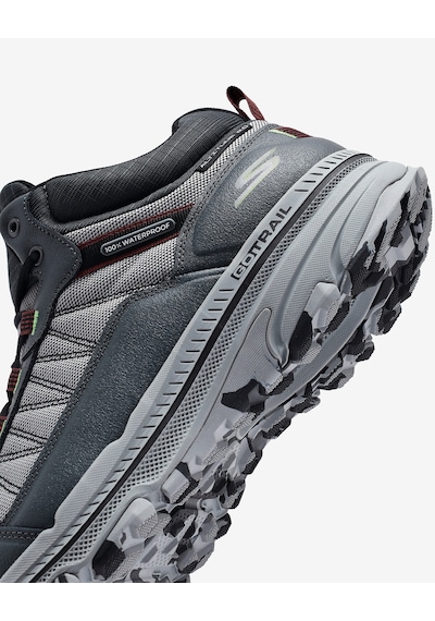 Skechers Go Run Trail Altitude 2.0 - Splashproof Erkek Gri Outdoor Bot 220759 Gry Gri