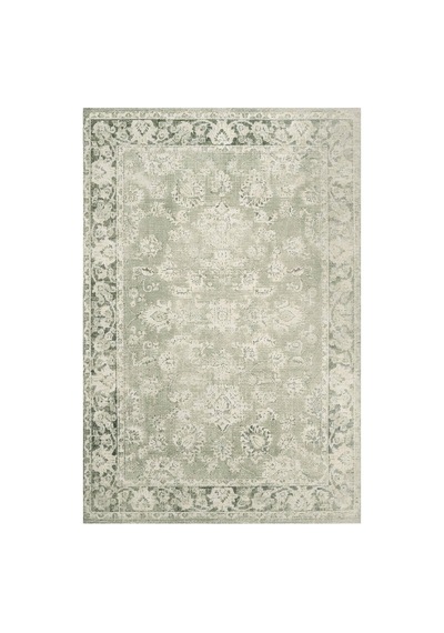 Kartela Halı Lino Halı Jüt Taban Dokuma Halı Adaçayı Yeşili - 80 X 120 Cm