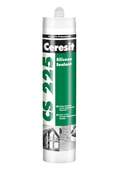 Henkel Ceresit Cs 225 Silikon Mastik (Şeffaf) 280 Gr. Şeffaf