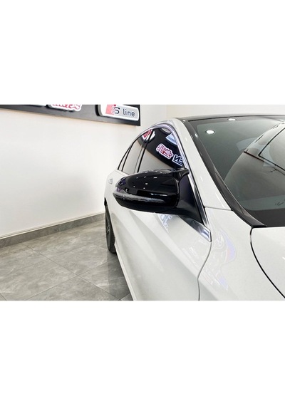 Mercedes W205 Yarasa Ayna Kapağı Piano Black Parlak Siyah