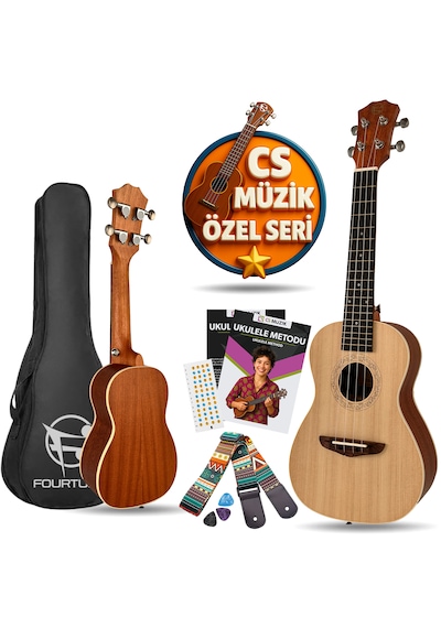 Fourtune Sydra Ukc-23nt Concert Ukulele Maun Hakiki Ağaç Concert