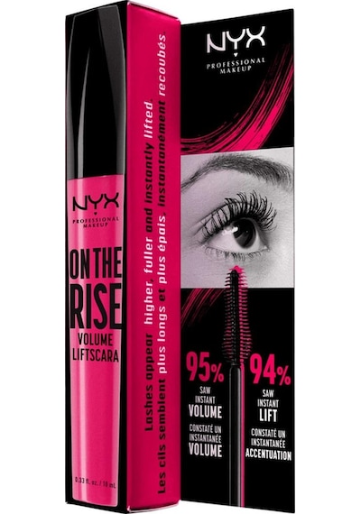 NYX Professional Makeup On The Rise Volume Liftscara Hacim Veren Maskara Siyah