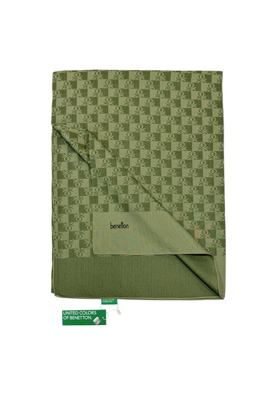 Benetton Elegante Şal - Tre - Haki