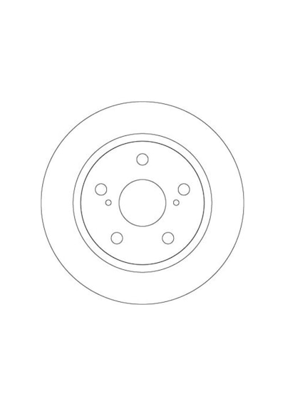 Fren Dıskı Arka Duz 270-5 - Toyota Corolla / Aurıs 1.4 D4d 07// Corolla 13/ 1.4 D4d/aurıs 12/ 1.4 D4d 4243102170