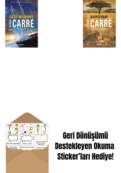 Gece Müdürü + Bahçıvan + Okuma Sticker'ları