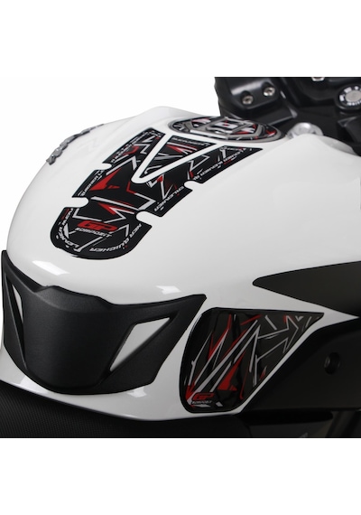 GP Kompozit Bajaj Pulsar NS 200 2011-2024 Uyumlu Tank Pad Seti Mavi
