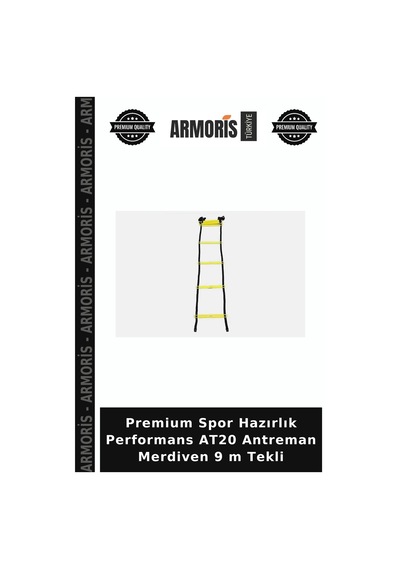 Premium Spor Hazırlık Performans At20 Antreman Merdiven 9 M Tekli Çok Renkli