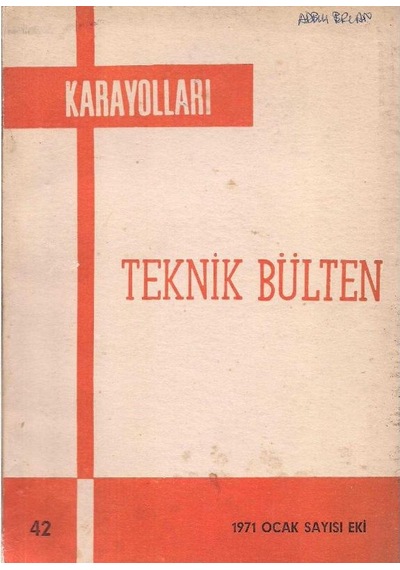 Karayolları Teknik Bülten - Seyit Uragan