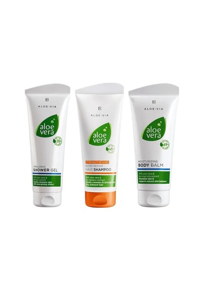 LR Aloe Via Aloe Vera Saç ve Vücut Bakım Seti