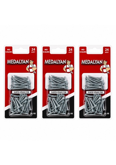 288 Adet 3.5x30 12x24pcs Sunta Vidası 5286