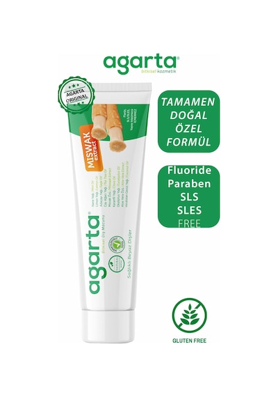 Agarta Doğal Misvak Özlü Diş Macunu 2 x 100 ML