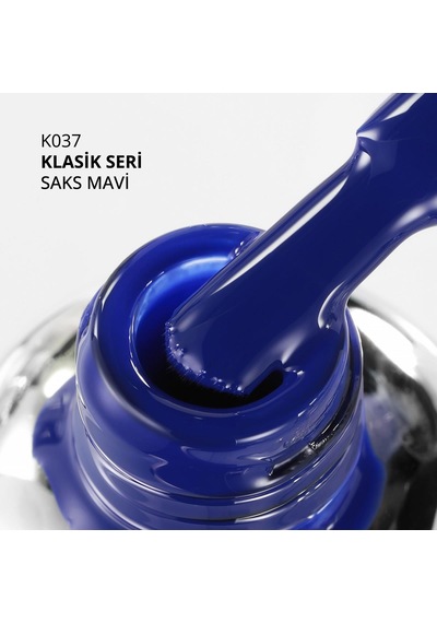 Kalıcı Oje K037,saks Mavi, 10 Ml