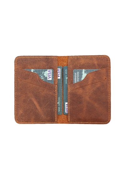Bloominbag Heritage Core Mocassin Brown Deri Erkek Cüzdanı Taba