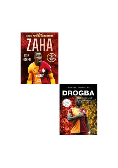 Drogba Sahanın Yıldızları - Zaha Benim Futbol Kahramanım Poster Sticker Futbolcu Kartı Hediyeli