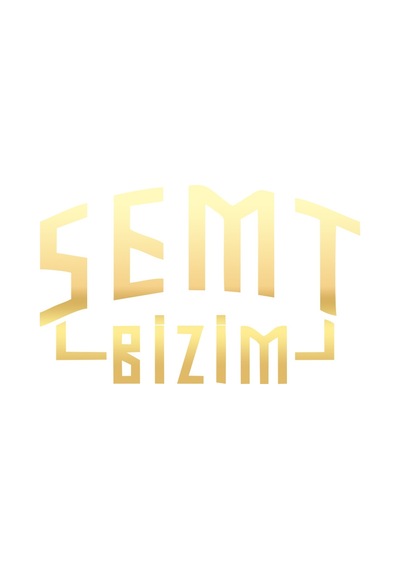 Semt Bizim Araba Sticker 17x17 Cm Gold