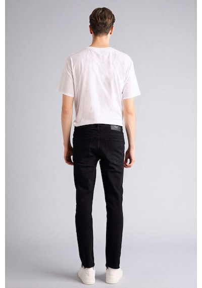 DeFacto Pedro Slim Fit Dar Kalıp Normal Bel Dar Paça Jean Pantolon R8788AZ25AUNM40