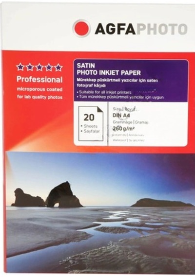 Agfa Photo İnkjet Kağıt A4 Satin Mat