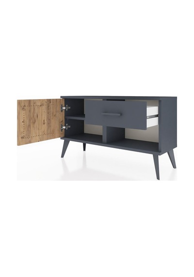 Arges Şifonyer Tek Raflı Tek Çekmeceli Tek Kapaklı 88x30x48 Antrasit-çam/antrasit Çam/antrasit Arges Şifonyer Tek Raflı Tek Çekmeceli Tek Kapaklı 88x30x48 Antrasit-çam/antrasit Çam/antrasit