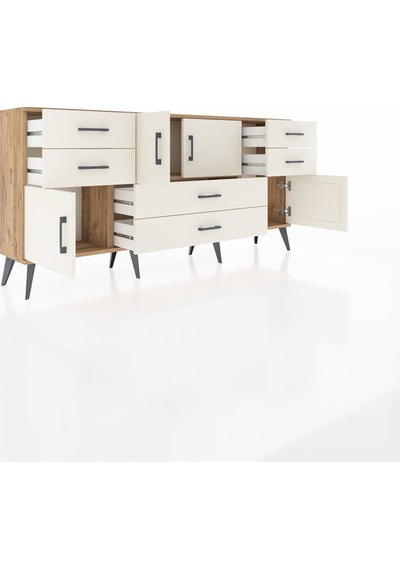 Arges Konsol Tek Raflı 6 Çekmeceli 4 Kapaklı 176x30x83 Çam-aytaşı/aytaşı Aytaşı/aytaşı Arges Konsol Tek Raflı 6 Çekmeceli 4 Kapaklı 176x30x83 Çam-aytaşı/aytaşı Aytaşı/aytaşı
