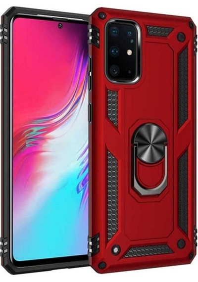 Galaxy S20 Plus Kılıf Zore Vega Kapak Kırmızı
