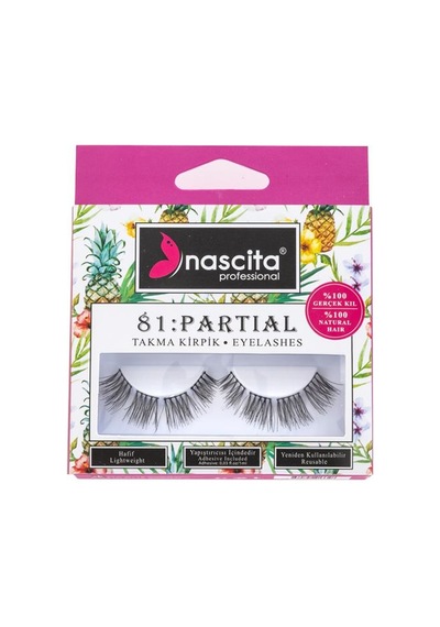 Nascıta Parçalı Takma Kirpik %100 Gerçek Kıl 081