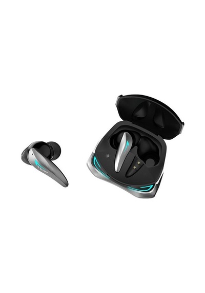 Rampage Clutch T01 Siyah/gümüş 4 Mikrofonlu Enc+anc Oyuncu Bluetooth V5.3 Tws Gerçek Kablosuz Kulaklık
