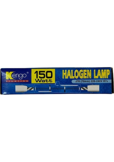 Kengo 150w Sarı Işık R7s Duylu Dim Edilebilir Çubuk Halojen Ampul 2 Adet