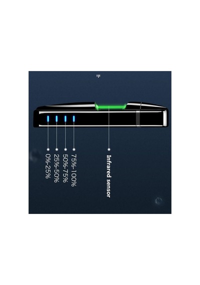 Sensörlü Alevsiz Usb Şarjlı Tesla Çakmak Siyah