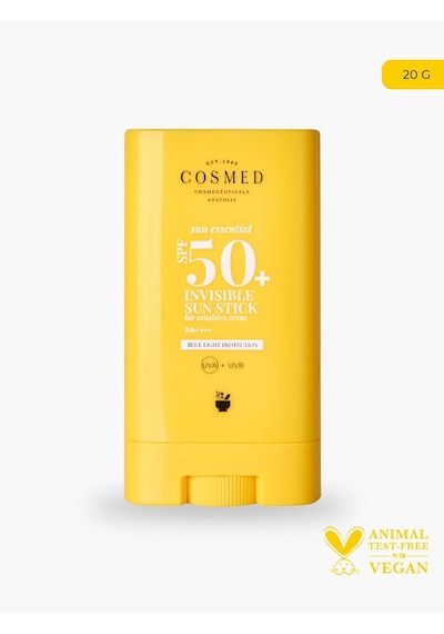 Cosmed Invisible Yüksek Korumalı Güneş Koruyucu Stick SPF50+ 20 G
