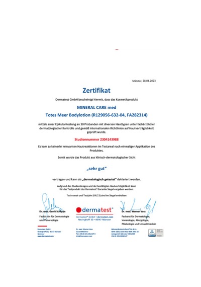 Mıneral Care Med Ölü Deniz Tuzlu Vücut Losyonu - 926799787