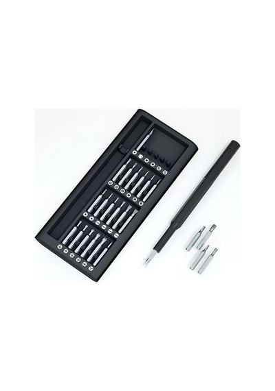 25 Parça Çok Fonksiyonlu Hassas Tornida Seti - Telefon Tablet Elektronik Tamir Tornida Seti
