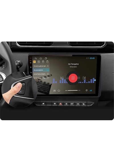 Dacia Yeni Duster Android 2gb/32gb Multimedya 2018 2024 10 İnc Hd
